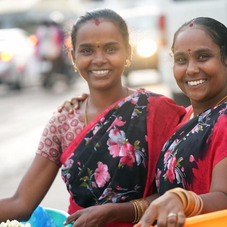 Portrait of Mira Santoro, group coordinator and fusion cooking expert